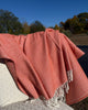 Herringbone throw