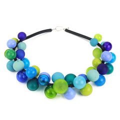 Glass bead necklace