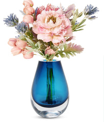 Blue bud vase
