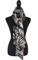 Leafy branches scarf