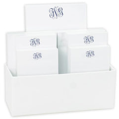 7 personalized tablets in holder