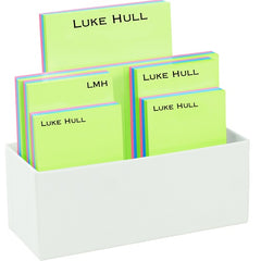 Colorful personalized notepads