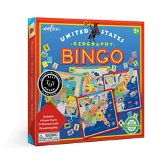 US Geography Bingo Game