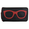 Leather eyeglass case