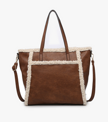 Sherpa trimmed bag