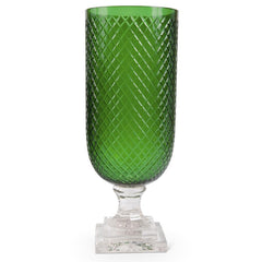 Green vase/hurricane