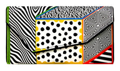 Op art clutch