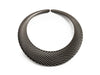 Woven choker necklace