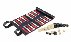 Roll up backgammon set