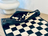 Magnetic roll up chess set