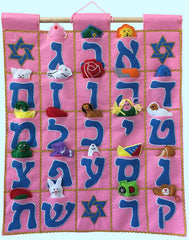 Hebrew Alphabet wall hanging