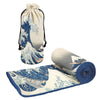 Hokusai beach towel