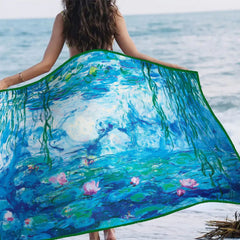 Monet beach towel