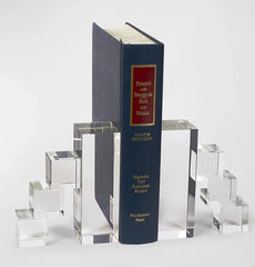 Crystal step bookends