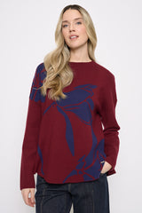 Floral sweater