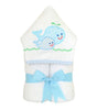 Whale hooded towel