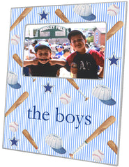 Personalized baseball picture frame