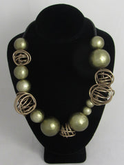 Bead and bangle necklace