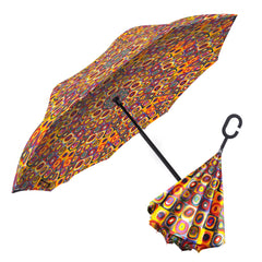 Reverse open umbrella