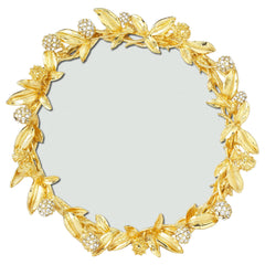Gold and crystal picture frame
