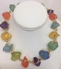 Multi-color necklace