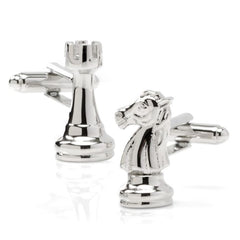 Knight and Rook cufflinks