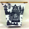 Pagoda cachepot candle